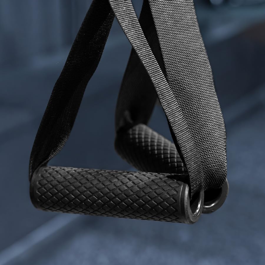 FORZA Suspension-Trainingsgurte | Verstellbarer Widerstandstrainer für Körpergewicht mit Türanker, E