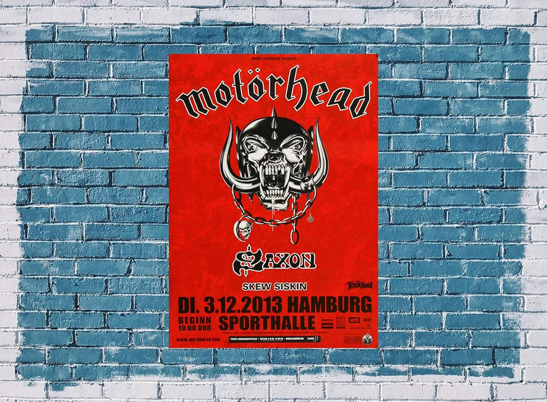 Motörhead - End of Time, Hamburg 2013 » Konzertplakat/Premium Poster | Live Konzert Veranstaltung |