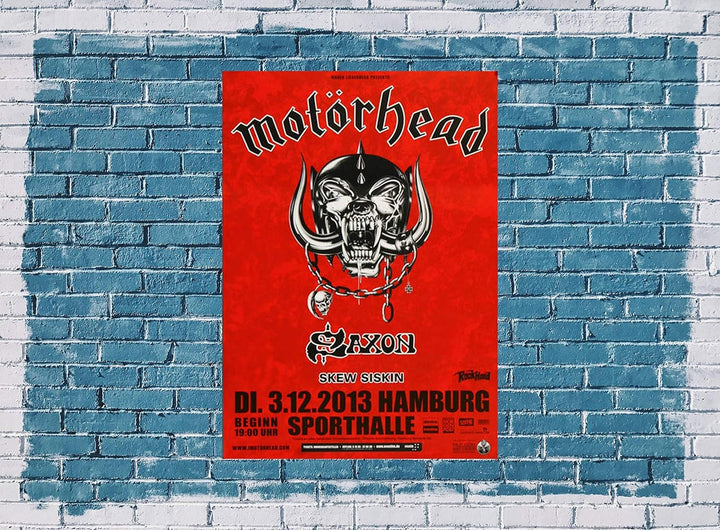 Motörhead - End of Time, Hamburg 2013 » Konzertplakat/Premium Poster | Live Konzert Veranstaltung |