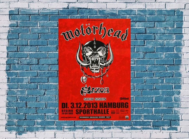 Motörhead - End of Time, Hamburg 2013 » Konzertplakat/Premium Poster | Live Konzert Veranstaltung |