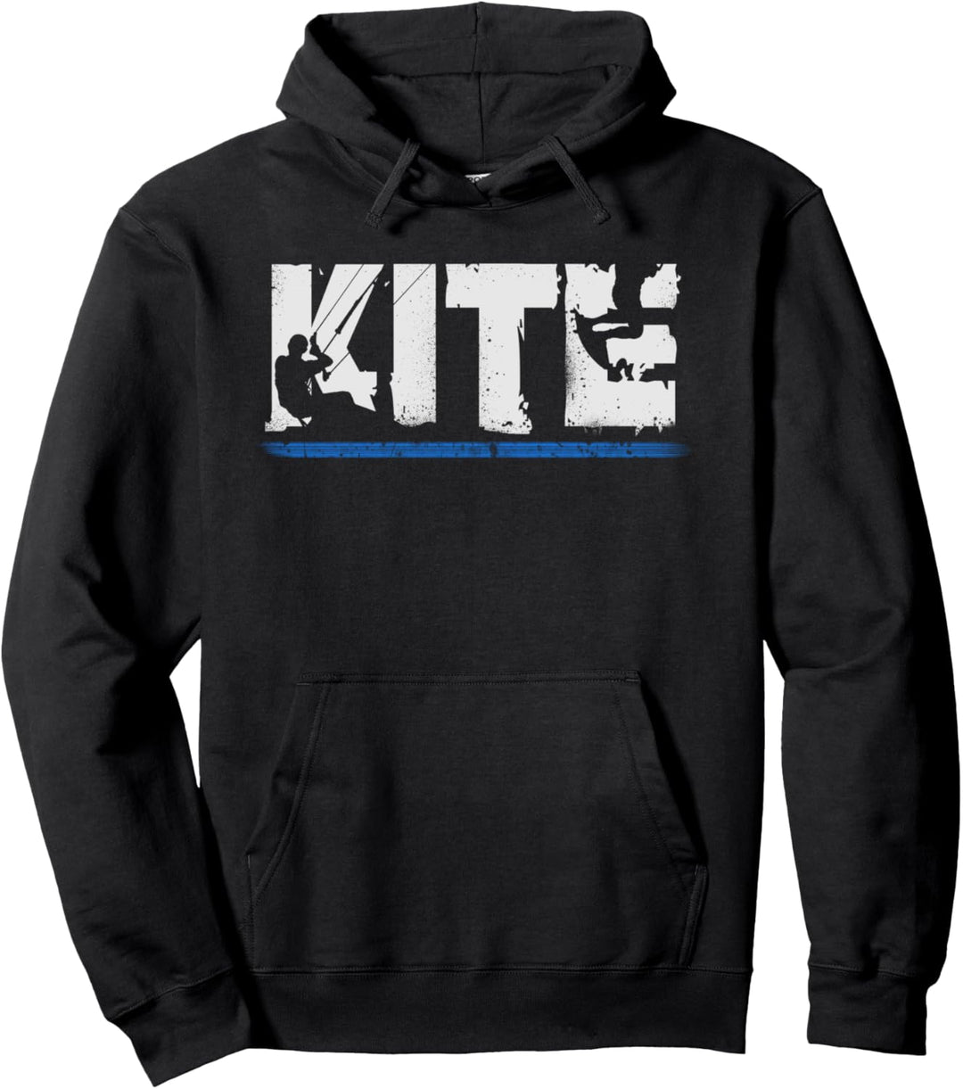 KITE Kiten Kiteboarding Kitesurfen Surf Vintage Retro Pullover Hoodie
