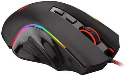 Redragon M607 Griffin Gaming Mouse, Pixart PMW3212 7200 DPI Optical Sensor, RGB Customizable Lightin