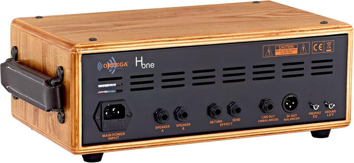 ORTEGA Acoustic Amplification Akustikgitarren-Topteil - 2 Kanal 100W RMS + Tragetasche (HONE)