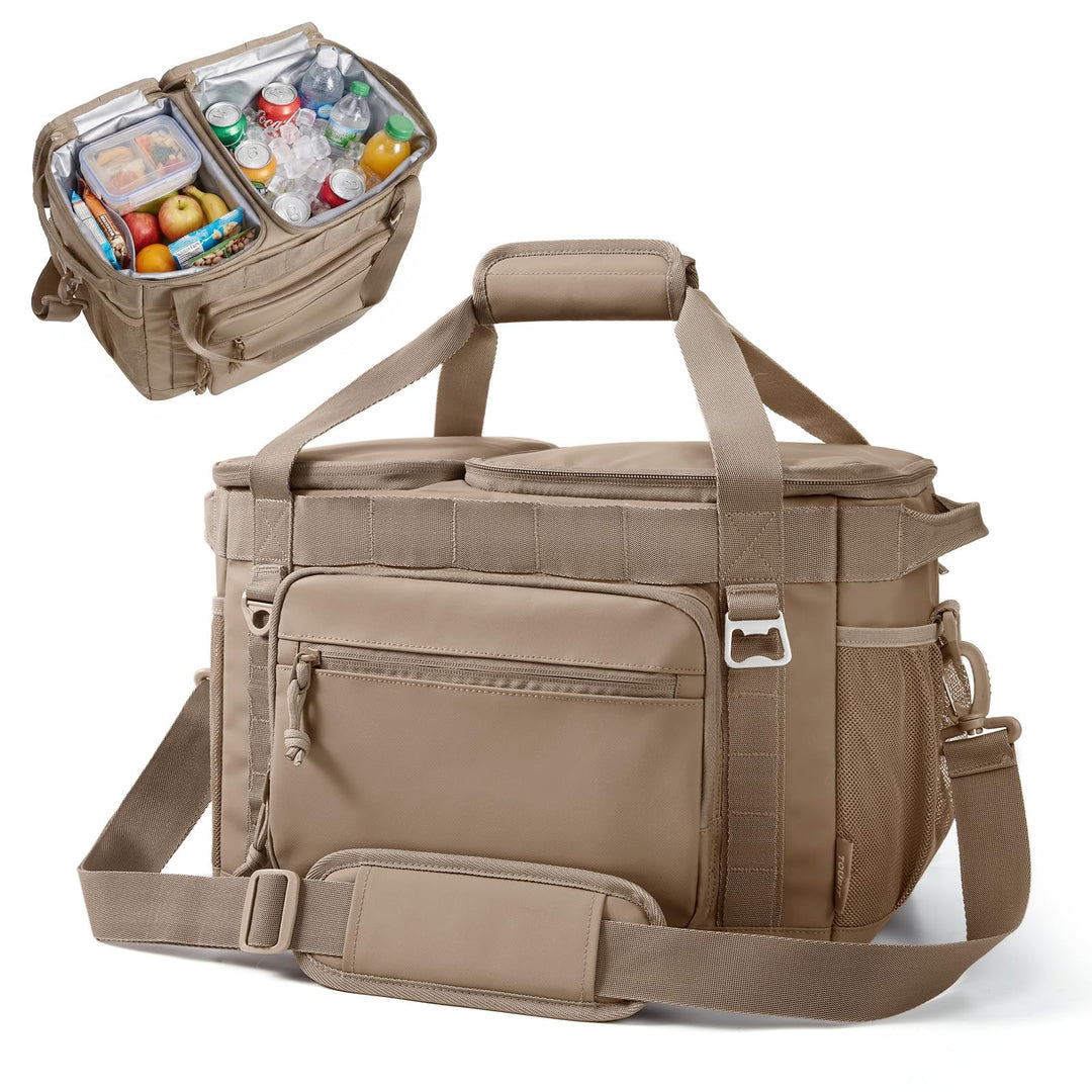 TOURIT Kühltasche Grosse 21L 30 Dosen Faltbar Picknicktasche für Essen Getränke Isolierter weicher K
