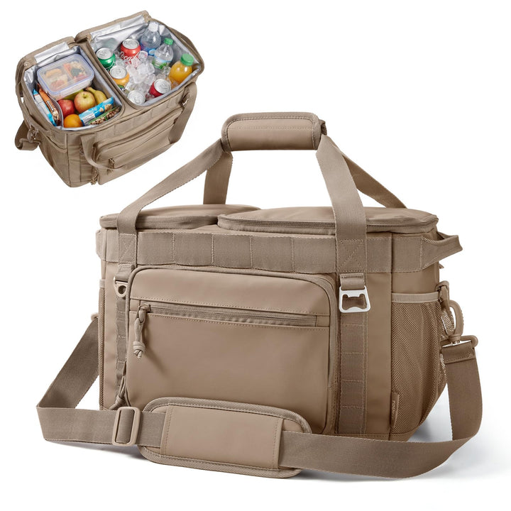 TOURIT Kühltasche Grosse 21L 30 Dosen Faltbar Picknicktasche für Essen Getränke Isolierter weicher K