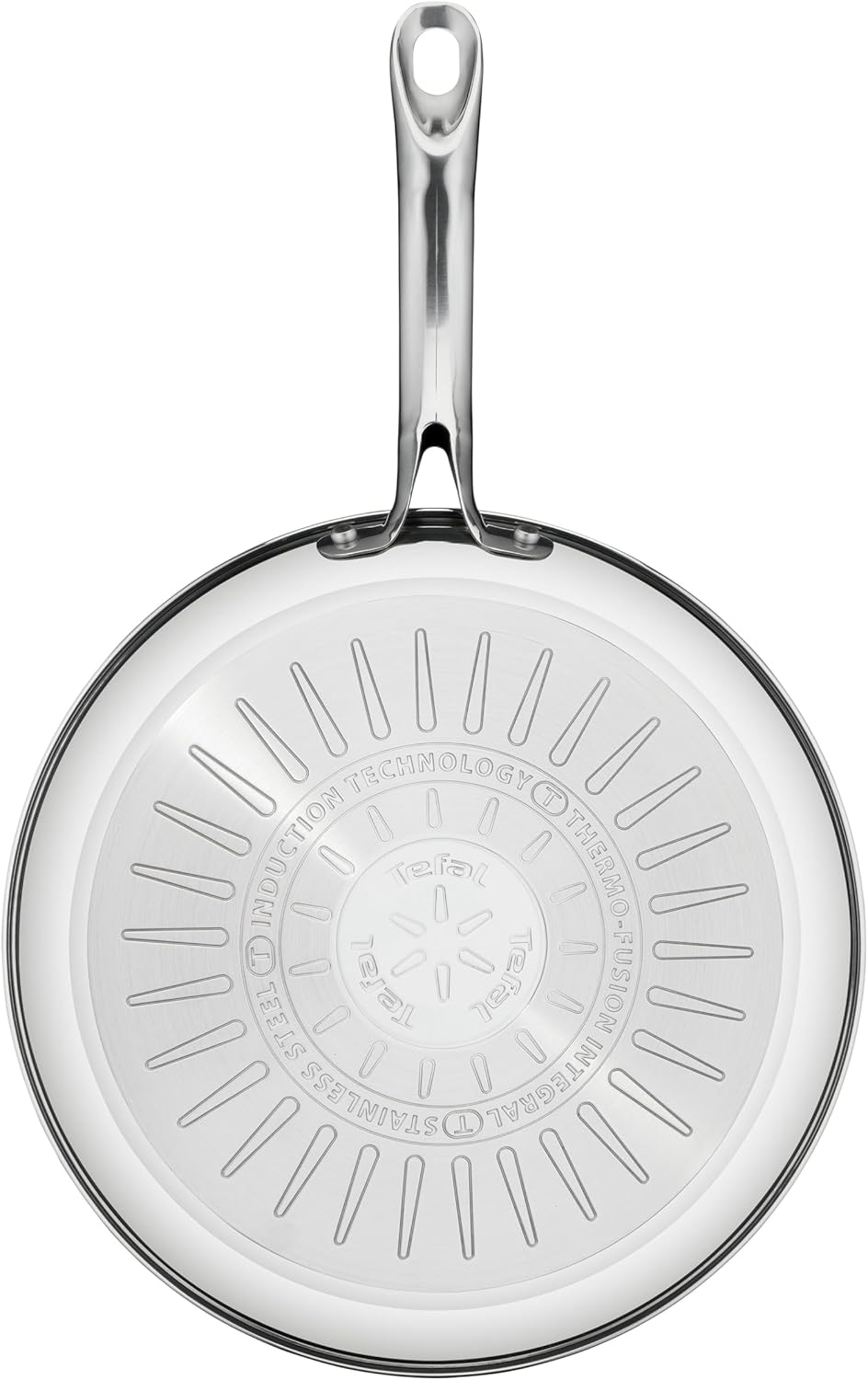 Tefal Infinite Pfanne Induktion 28 cm, Bratpfanne mit Antihaftversiegelung, Thermo-Signal bei ideale