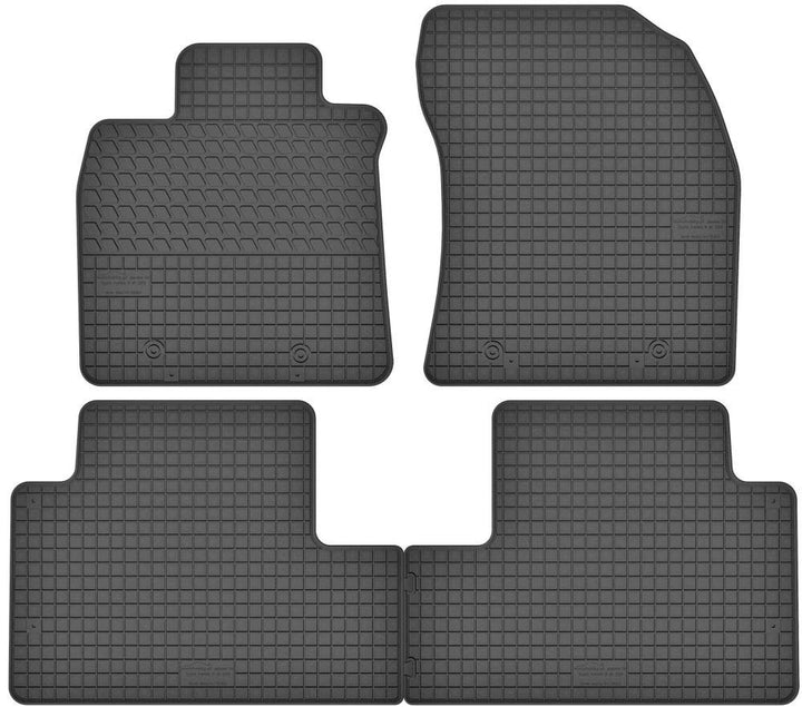 Fussmatten Vorne und Hinten 4er Set für Toyota Avensis 3 2009-2018 T27 / Avensis Kombi Gummi Gummima