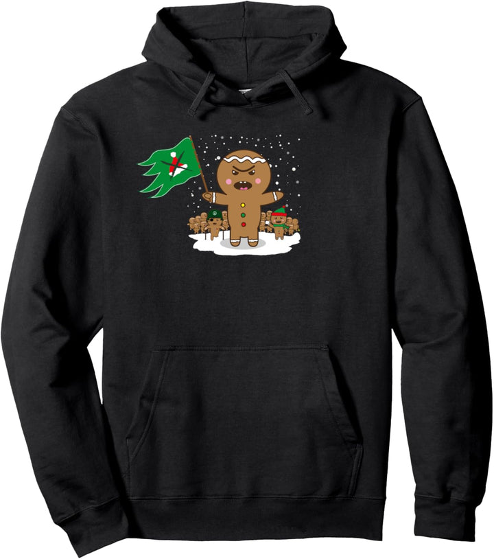 Lustiges Lebkuchen Revolution Kekse Outfit Anti Weihnachten Pullover Hoodie