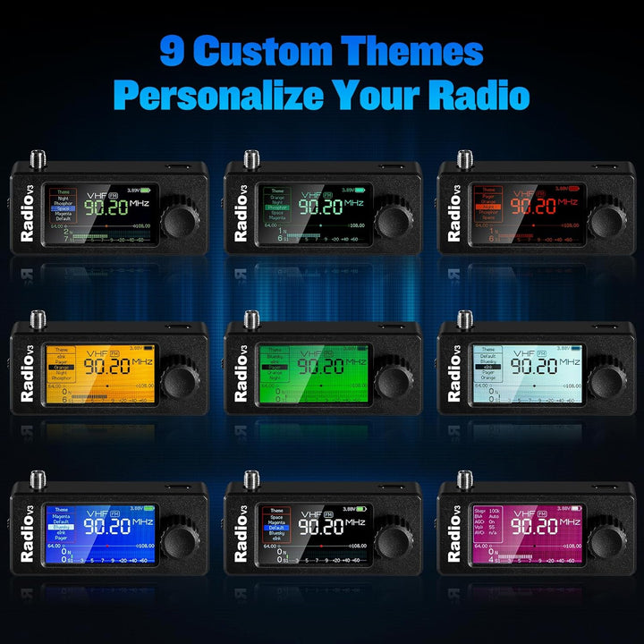 AURSINC Si4732 Mini Radio V3 Pocket Shortwave Radio Receiver, HF SW MW VHF All Band, AM/FM/LSB/USB M