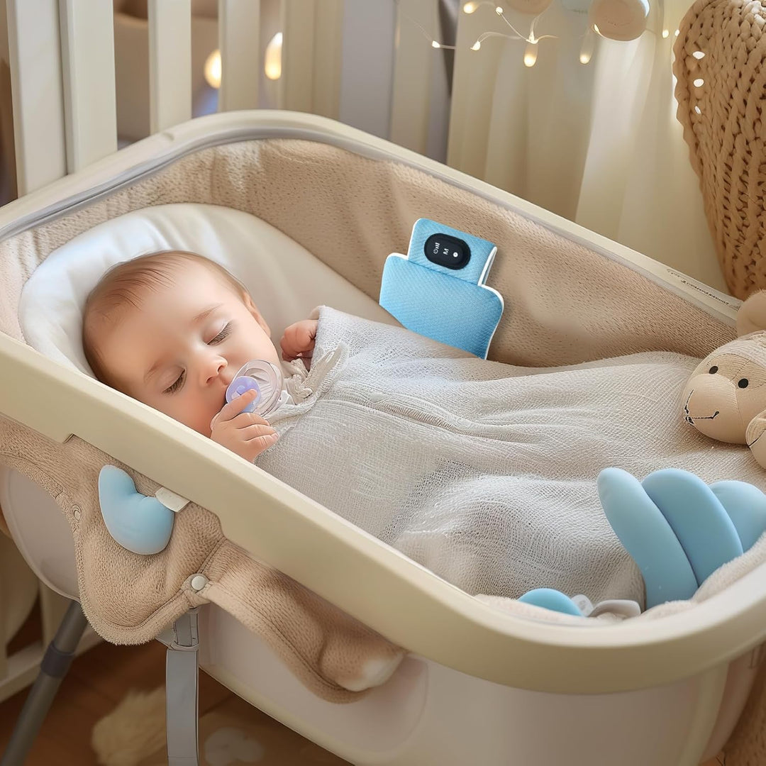 Einschlafhilfe Babys, balnore Tragbare Baby Einschlafhilfen 3 Vibrationsmodi und Intensitäten 90-Min