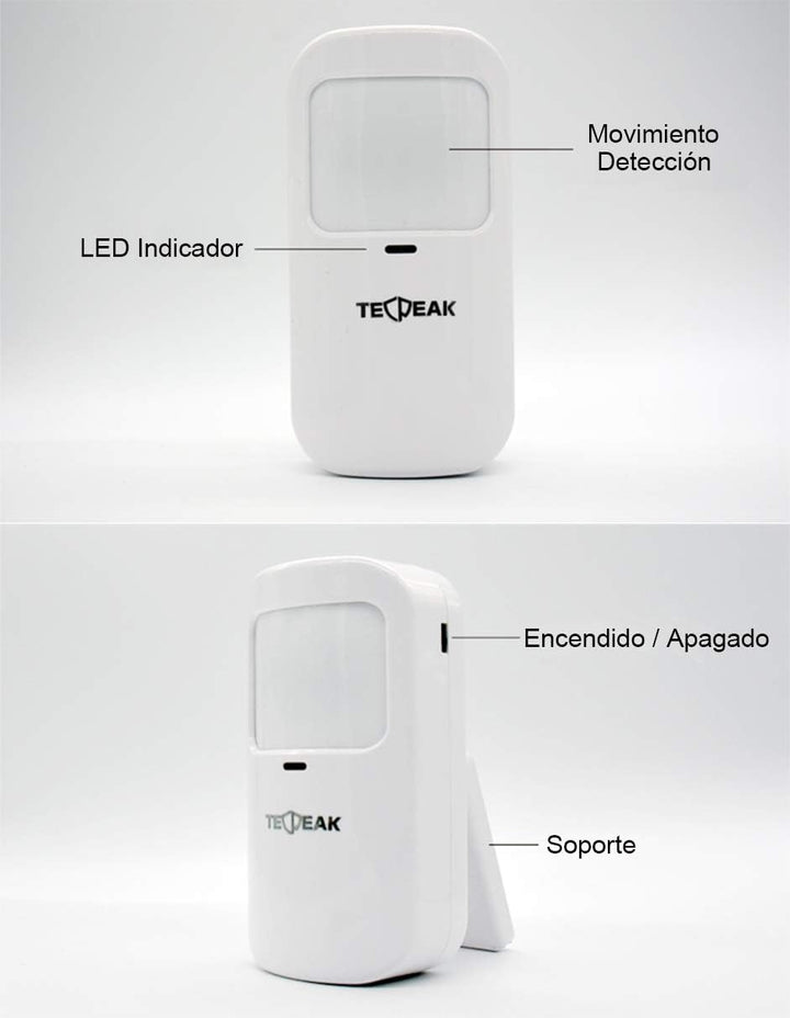 GSM/WLAN Alarmanlagen Komplettsystem, TECPEAK Alarmanlage Haus, Haussicherheits Set inkl Aussensiren