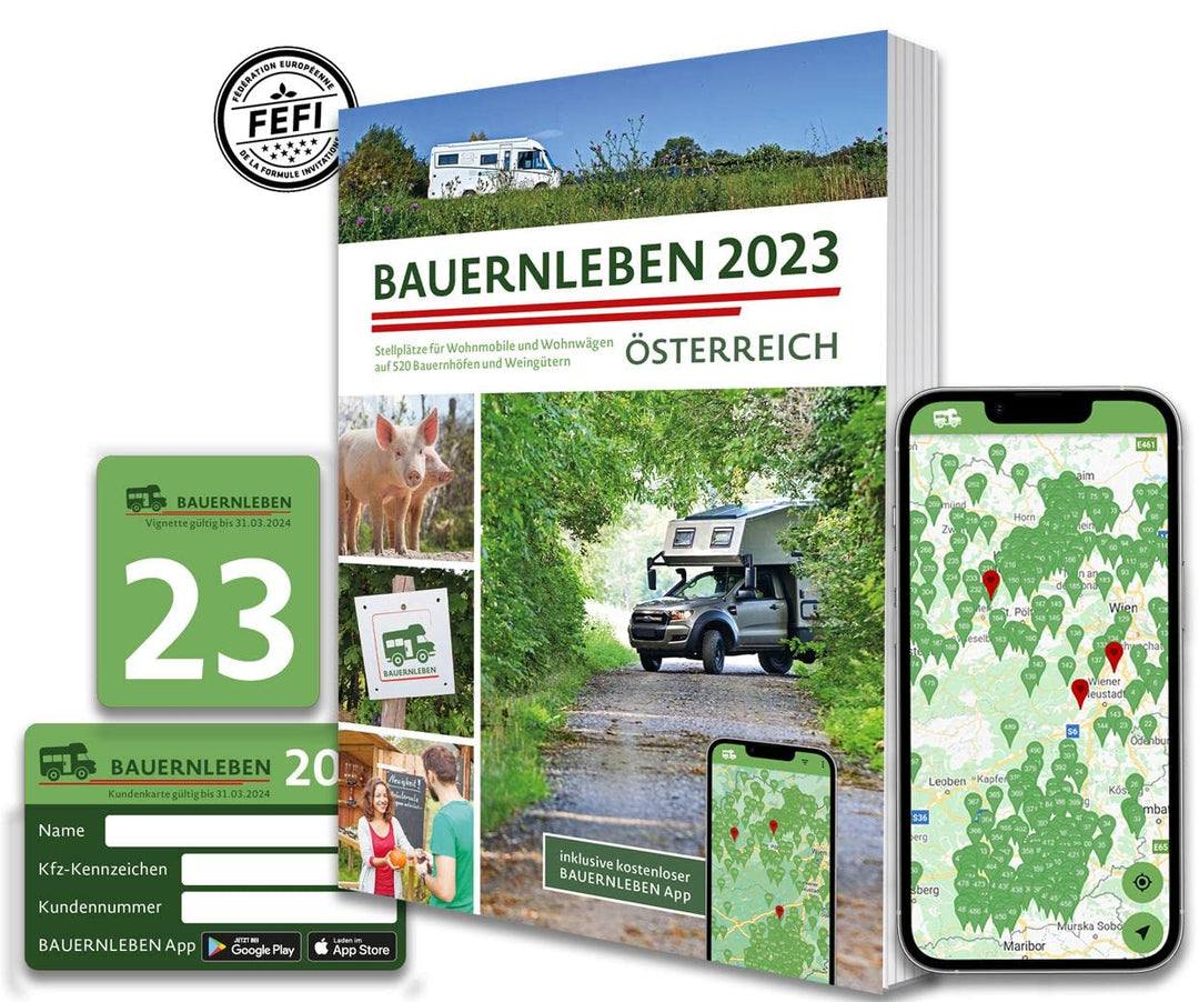 Bauernleben 2023 | Österreich: für Wohnmobile, Vans und Wohnwägen, Taschenbuch