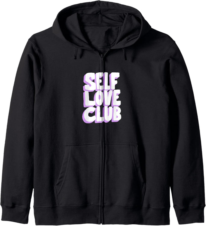 Self Love Club Word Stack Kapuzenjacke