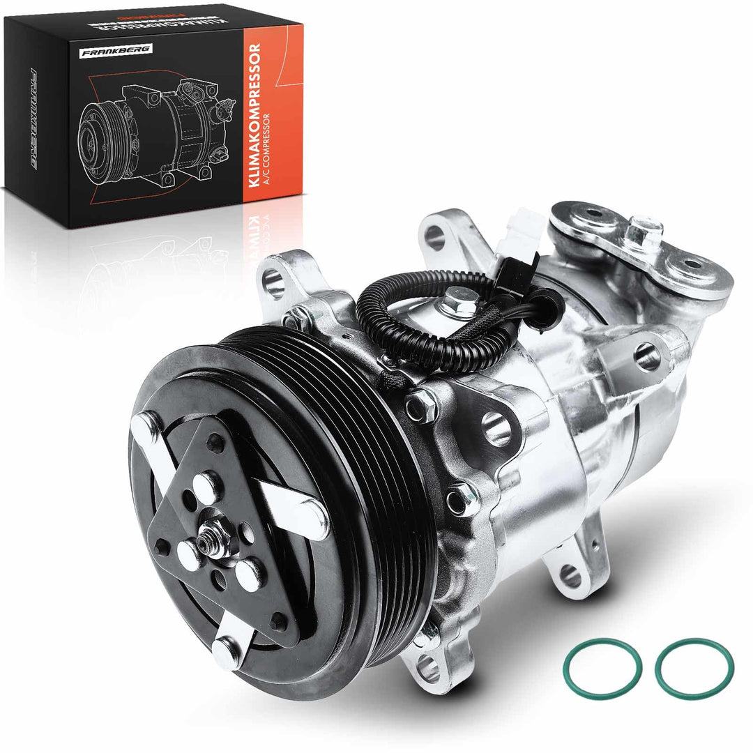 Frankberg Klimakompressor Klimaanlage Kompatibel mit Xsara Picasso N68 1.6L 1999-2010 206 CC 2D 1.6L