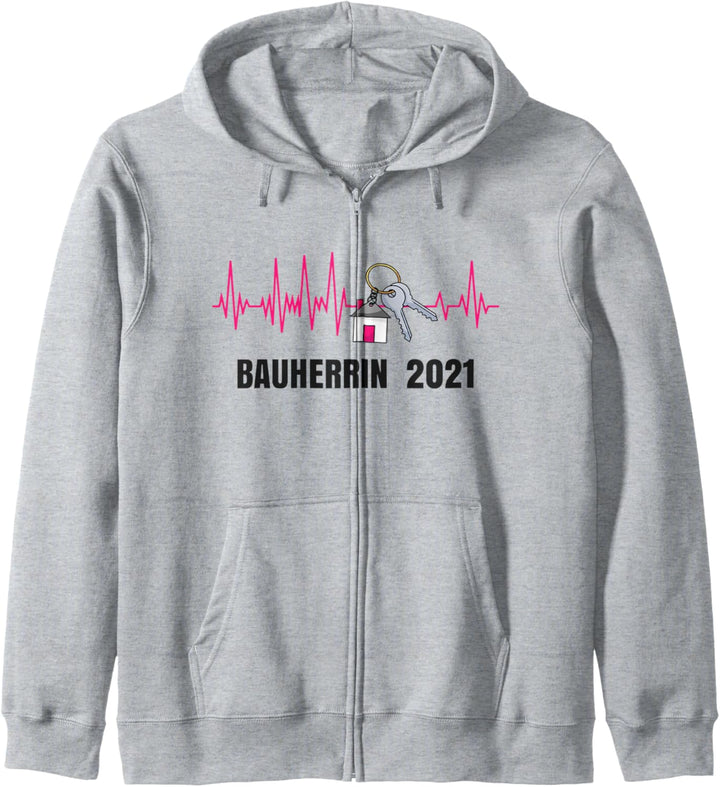 Bauherrin 2021 - Hausbau Richtfest Eigenheim für Bauherrin Kapuzenjacke