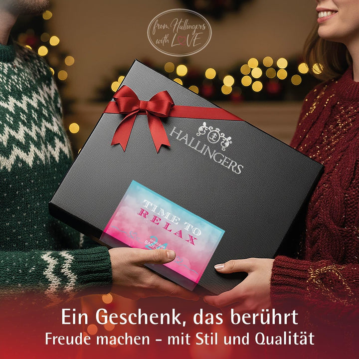 Hallingers® 24er Badesalz-Weihnachten-Set mit Totes Meer-Salzen (840g) - Time to Relax (Set) - zu We