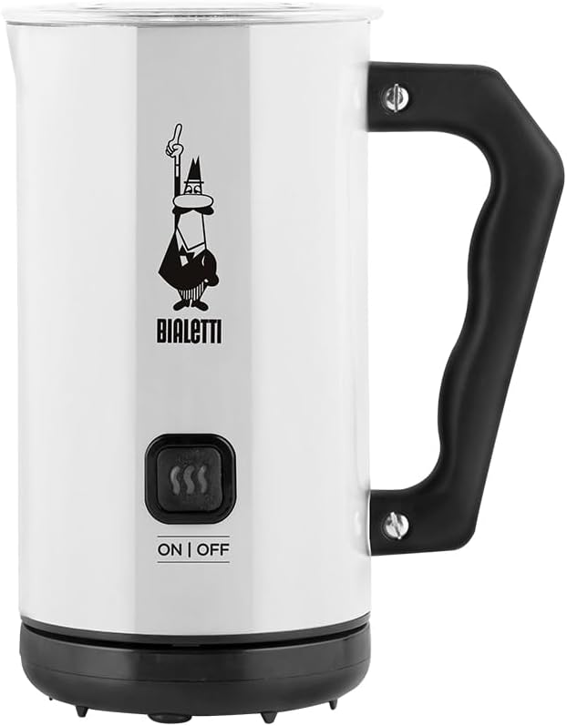 Bialetti Milch Frother Elettrico, Milchaufschäumer für Cappuccino, Fassungsvermögen 150 ml Cappuccin