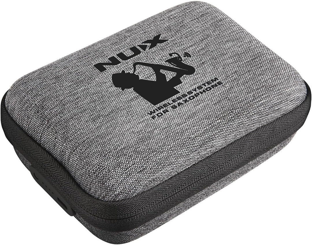 NU-X | B-6 Kabelloses Saxophon-Mikrofonsystem - 2,4 GHz Clip-On-Sender mit Schwanenhalsmikrofon und