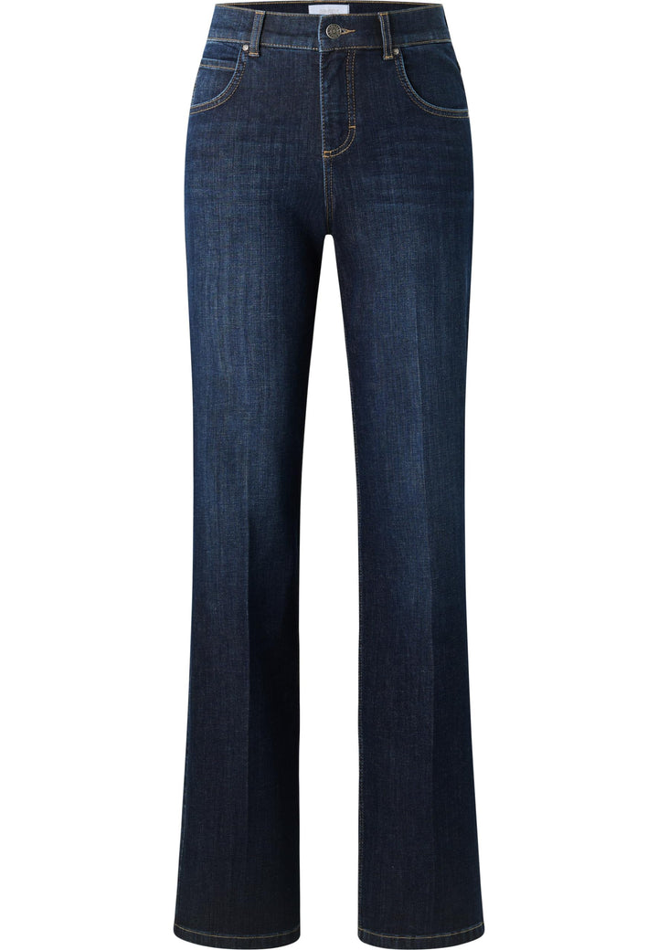 ANGELS Schlagjeans 5-Pocket-Jeans Lara mit Label-Applikationen