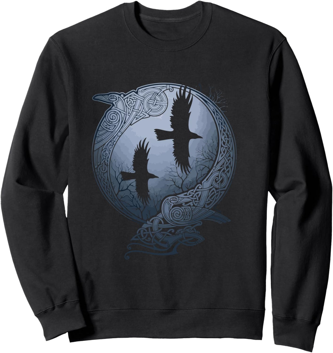 Odins rabe Symbol Vikinger Lothbrok Viking Runen viking Sweatshirt