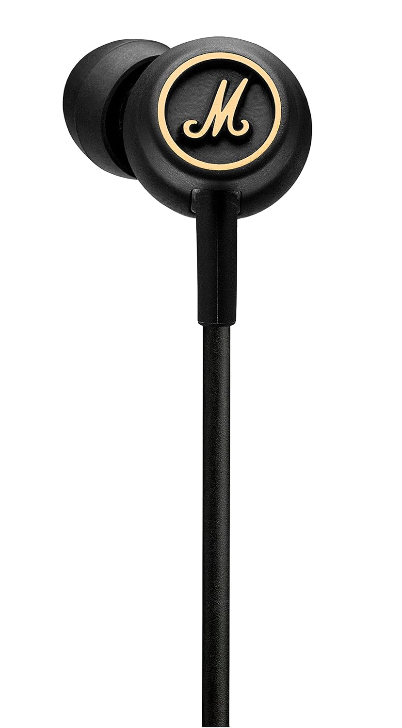 Marshall Mode EQ Headphones - Black & Brass Schwarz und Messing Mode Single, Schwarz und Messing Mod