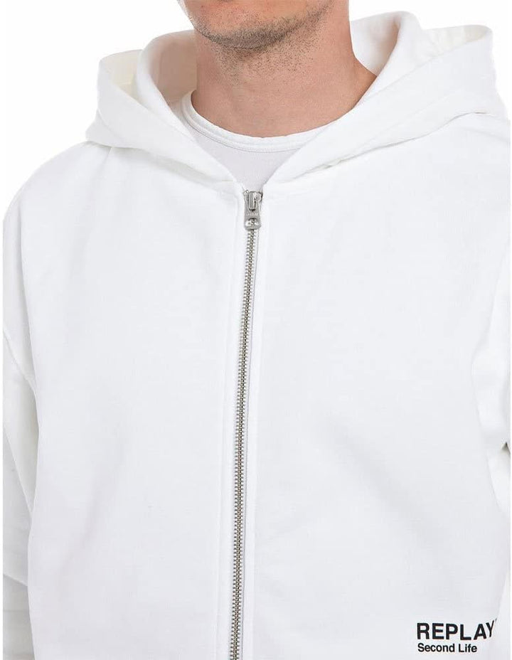 Replay Herren Kapuzenpullover M 801 Chalk, M 801 Chalk