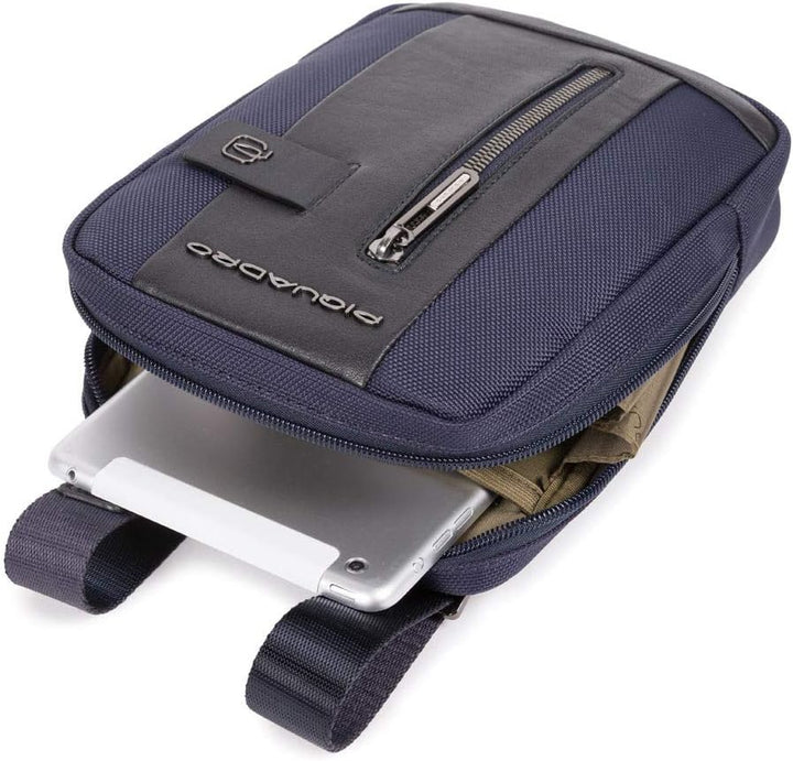 Piquadro Brief Umhängetasche 17 cm Blu Einheitsgrösse, Blu Einheitsgrösse
