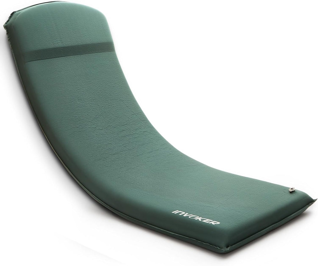 Invoker Camping-Isomatte 8cm, ultradicker elastischer Schaumstoff, Schnell Selbstaufblasend isoliert