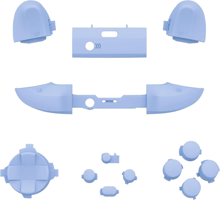 eXtremeRate Tasten Set für Xbox Series X/S Controller(Keine Buchstabenmarken), Ersatzteil Trigger Bu