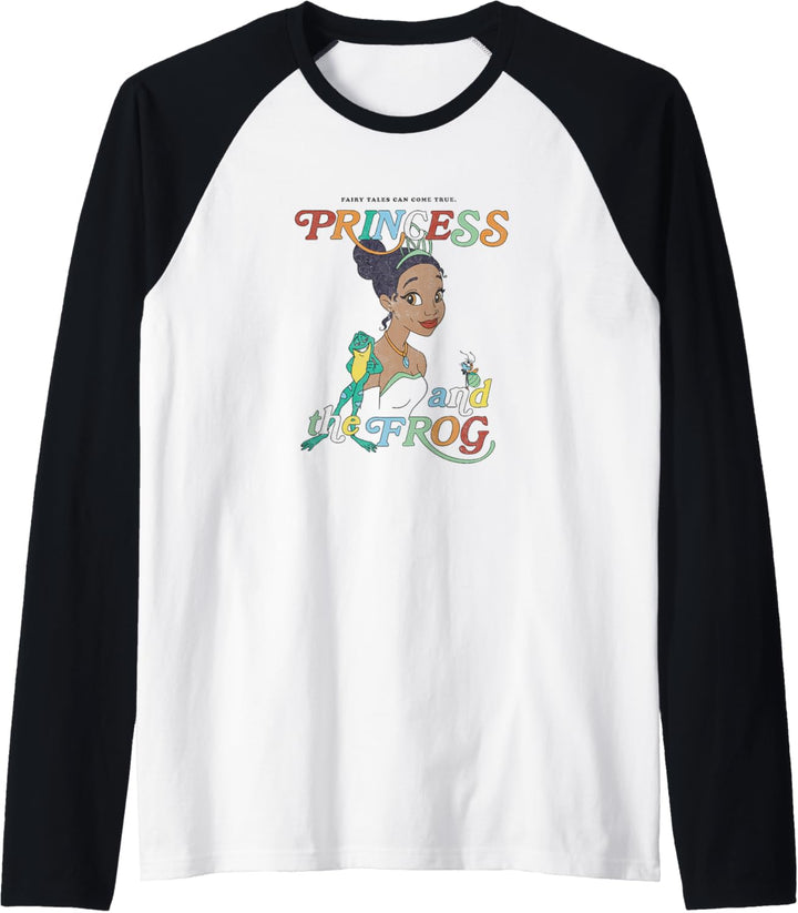Disney Princess And The Frog Tiana And Frog Naveen Portrait Raglan