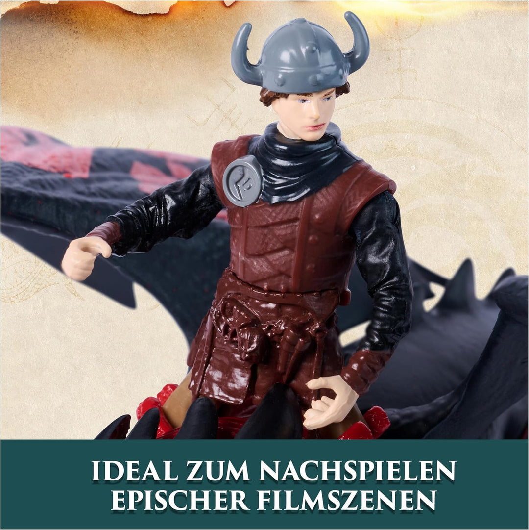 Dreamworks Dragons, Drachenzähmen leicht gemacht - Wikinger & Drachen Actionfiguren-Set, Hicks und O