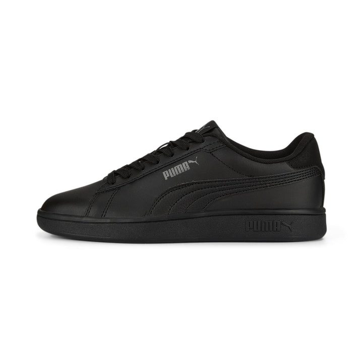 PUMA Unisex Kinder Smash 3.0 L Jr Sneaker 38.5 EU Puma Black Shadow Gray, 38.5 EU Puma Black Shadow