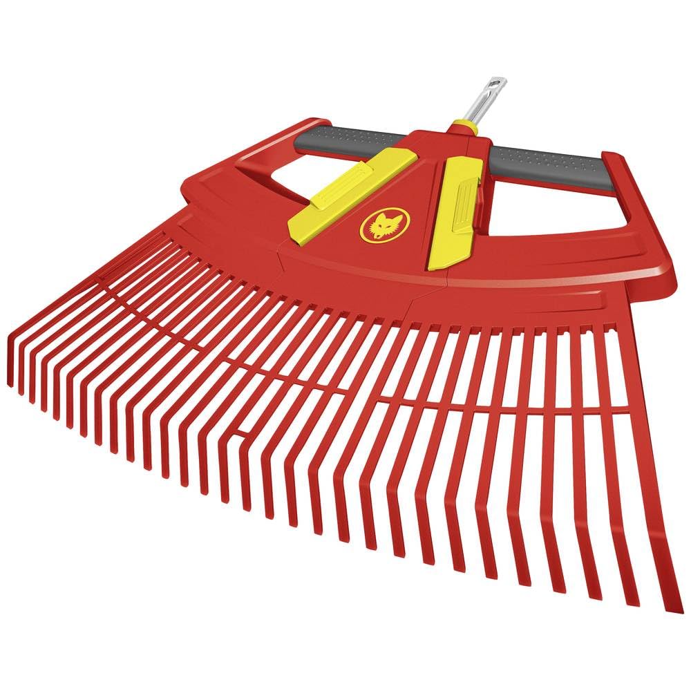 WOLF Garten 4-in-1-Laubrechen, 49x28.5x14 cm, Rot Single, Single