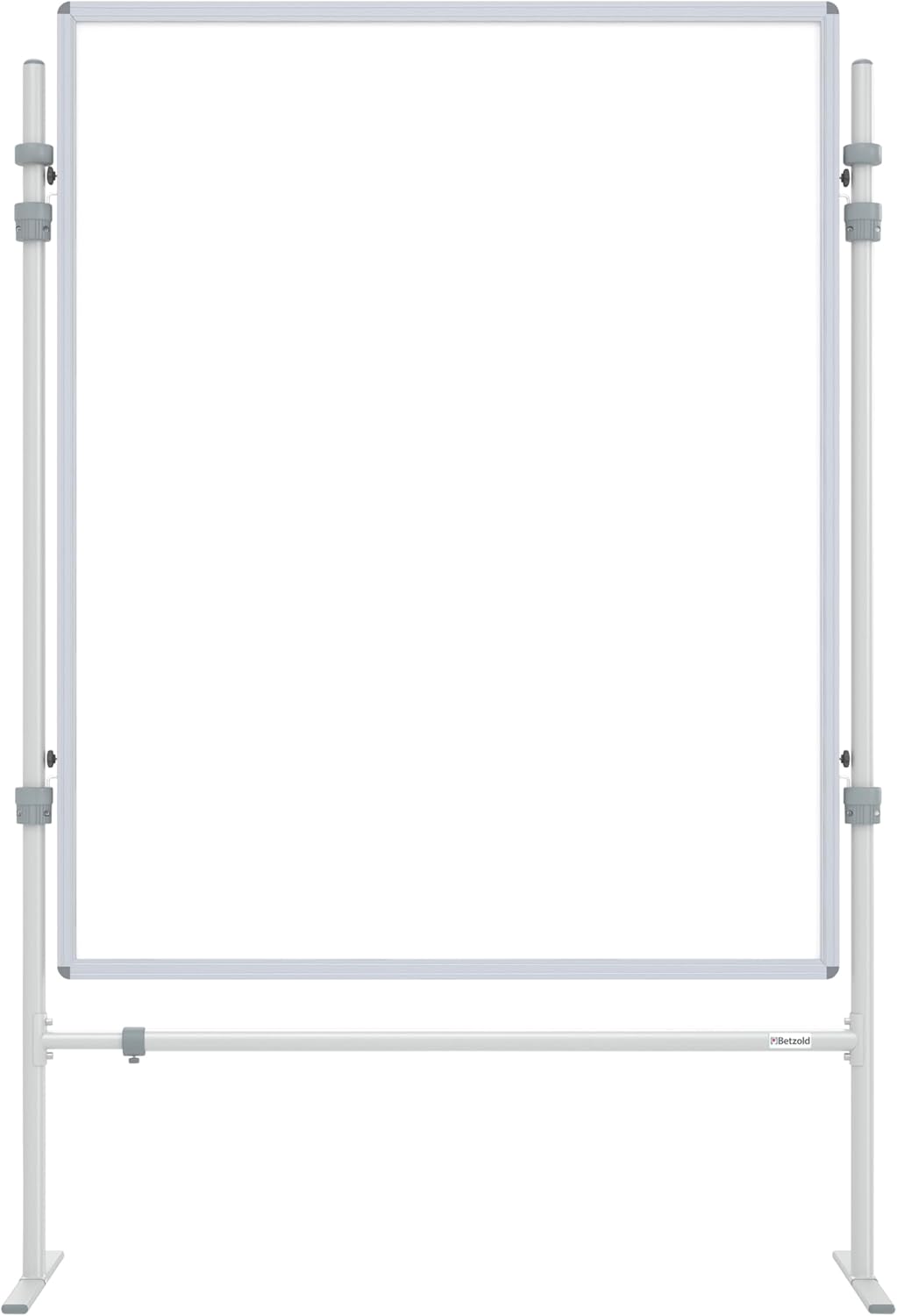 Betzold - Trennwand-Tafel Whiteboard mit 2 Stativen - Einhängetafel Memo-Board Legierter Stahl, Legi