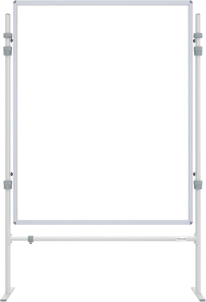 Betzold - Trennwand-Tafel Whiteboard mit 2 Stativen - Einhängetafel Memo-Board Legierter Stahl, Legi