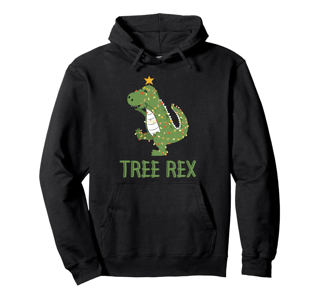 Dinosaurier TRex Schlafanzug - Weihnachten Tree Rex Pullover Hoodie