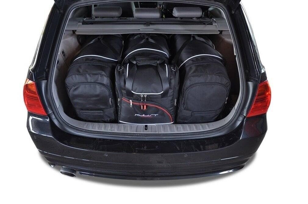 KJUST Dedizierte Reisetaschen 4 stk kompatibel mit BMW 3 TOURING E91 2005-2013