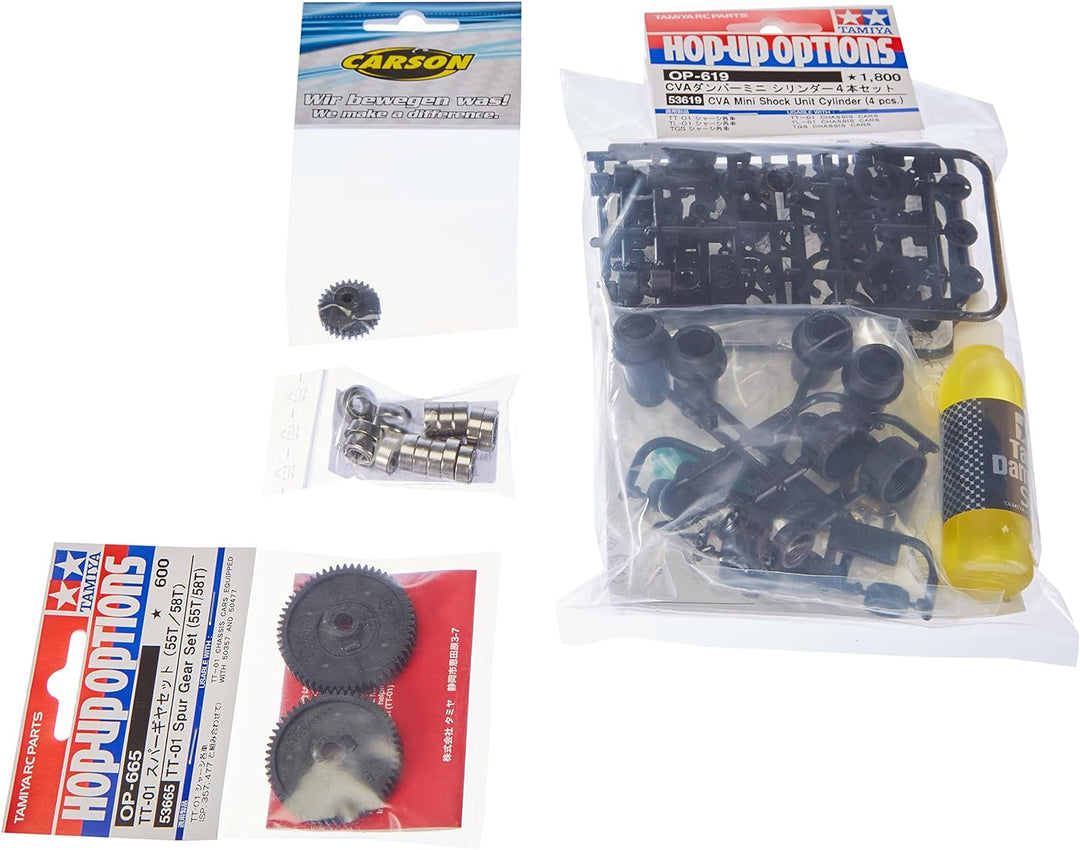 Carson 500908123 Tuningsatz TT-01-Zubehör, Tamiya Zubehör, Modelle, RC Modellbau Fahrzeuge DIY, Mehr