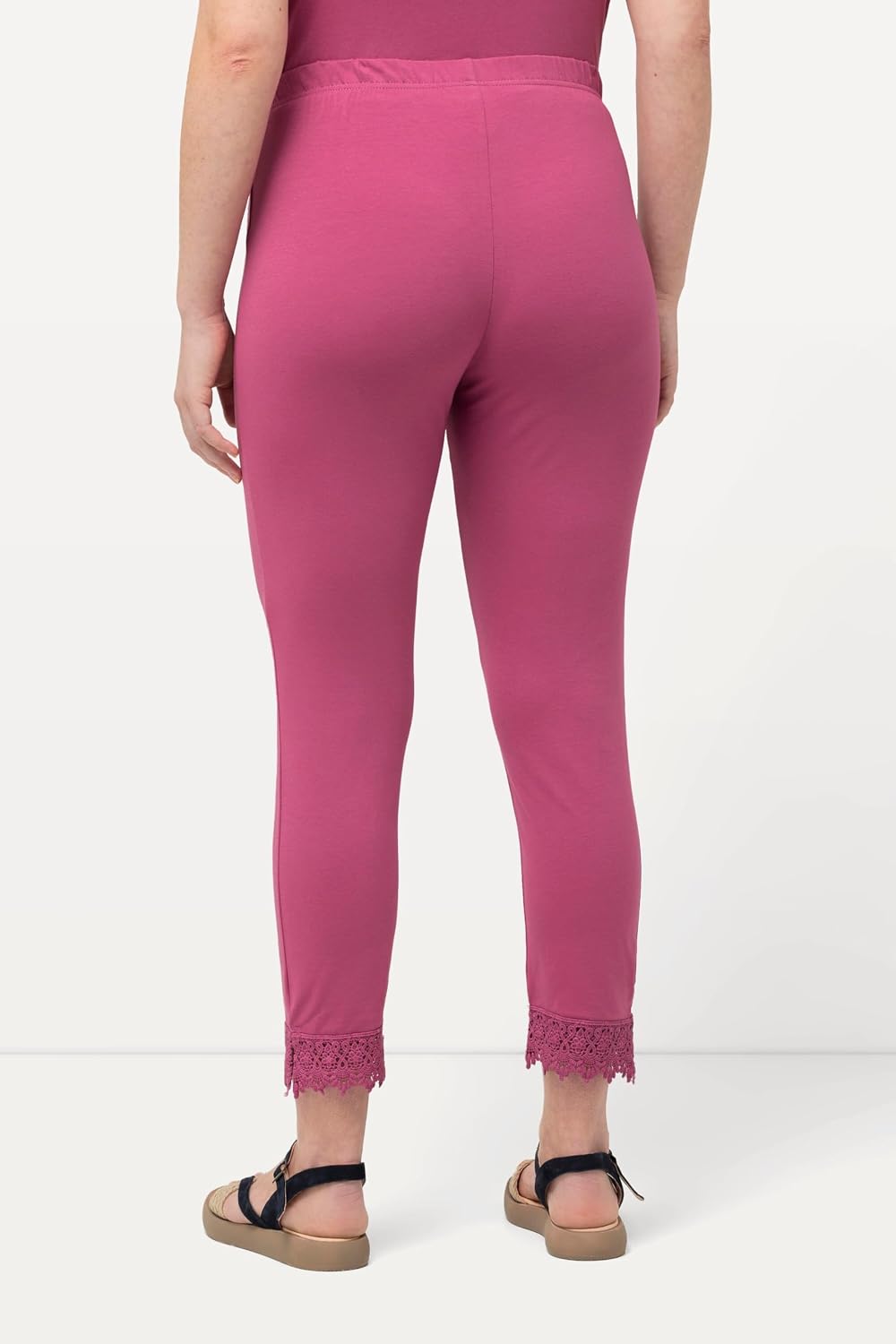 Ulla Popken Damen Hosen 45W Fuchsia, 45W Fuchsia
