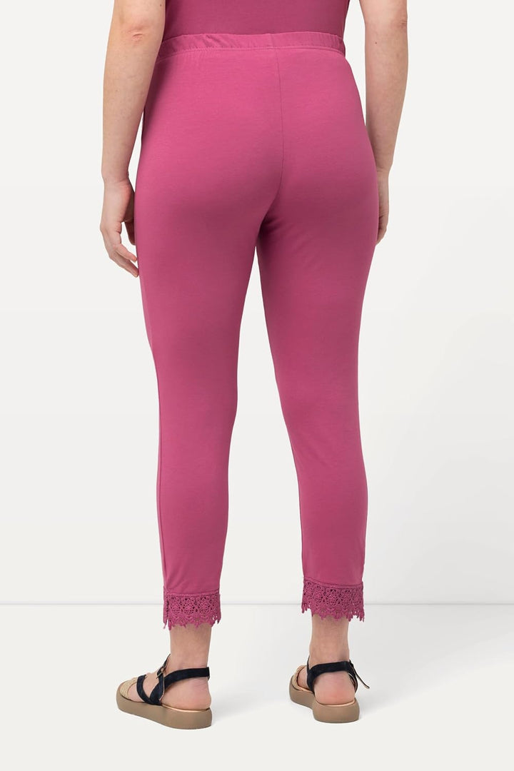 Ulla Popken Damen Hosen 45W Fuchsia, 45W Fuchsia