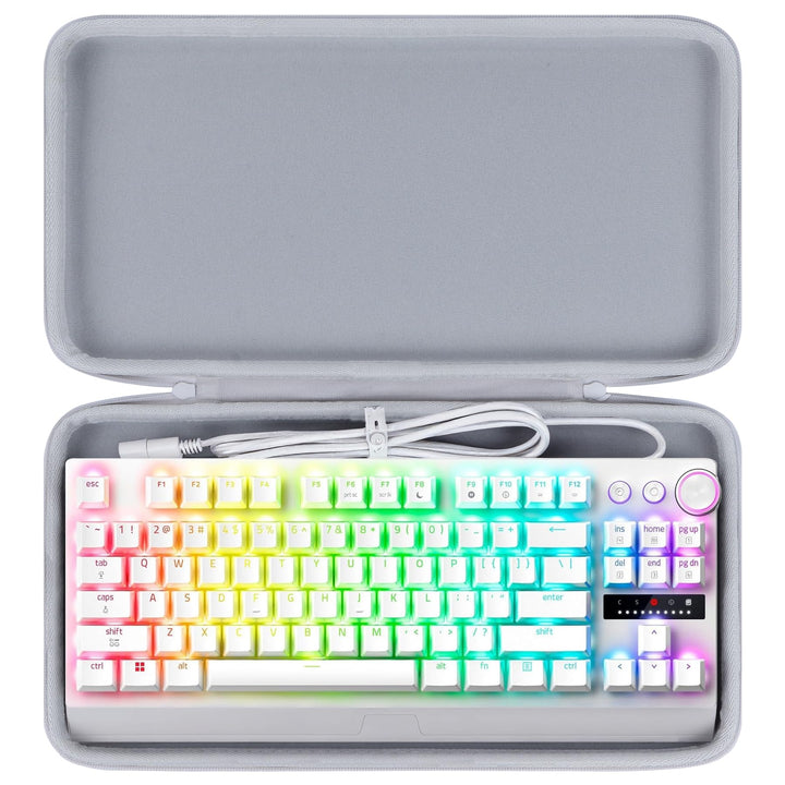 Lebakort Hart Schutz Hülle Etui Tasche für Razer BlackWidow V3 TKL/Razer Huntsman TKL/SteelSeries Ap