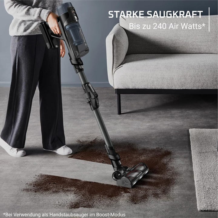 Rowenta X-Force Flex 14.80 RH9B36WV, Cordless Stick Vacuum, Extra Suction Power 240 AW, Auto Suction