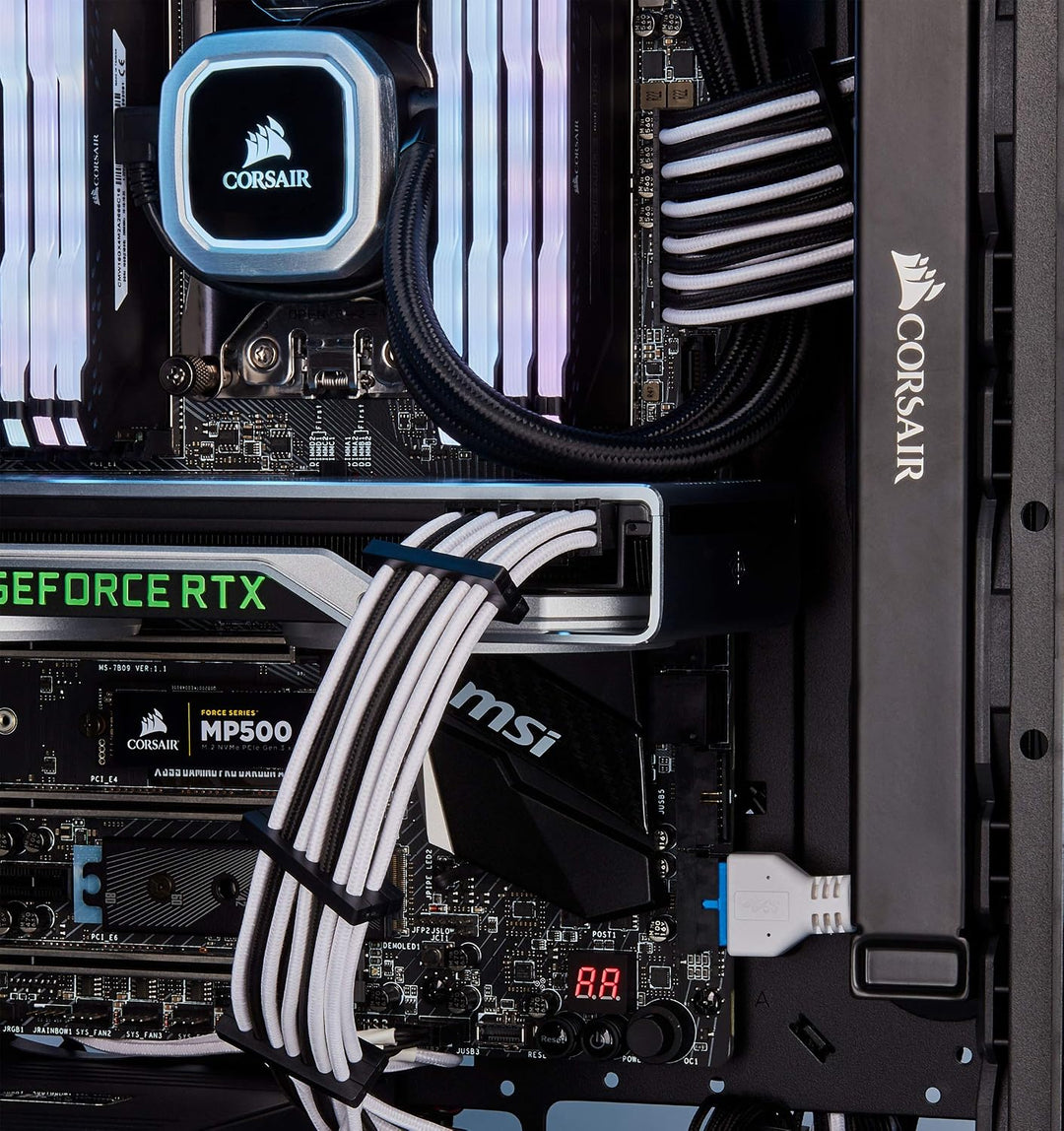 Corsair Premium Sleeved Netzteil EPS12V/ATX12V-Kabel Typ4 (Generation 4-Serie) Blau EPS12V/ATX12V Bl