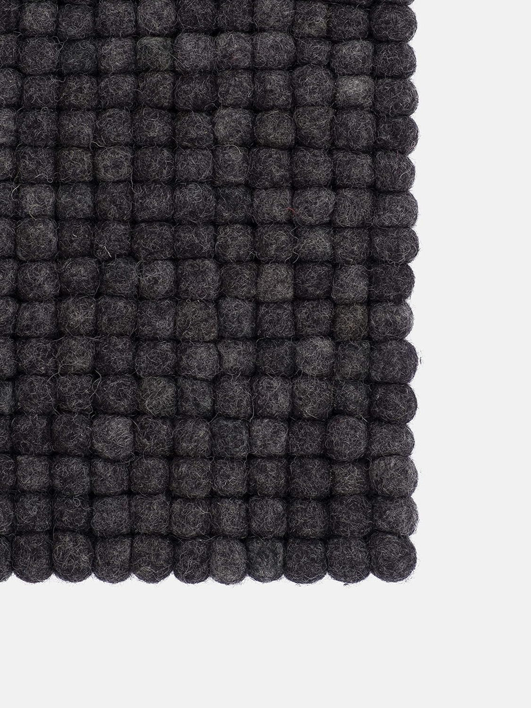 myfelt Filzkugel Sitzauflage Stuhlauflage - Hugo - 36x36 cm, anthrazit, Anthrazit