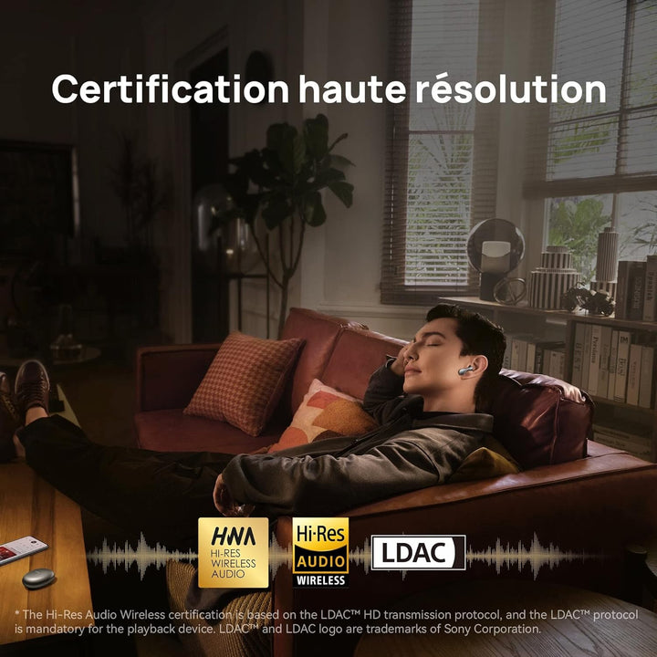 HUAWEI FreeBuds 5 TWS Bluetooth-Kopfhörer, Hi-Res-Zertifiziert, starker Bass, offenes Design für ver