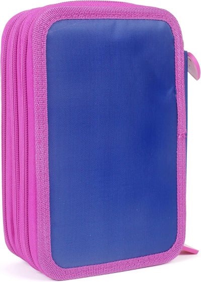 Ragusa-Trade Mädchen Kinder Pferde 3-Fach Federtasche Federmappe Schlamper 44 TLG. gefüllt (PF3FAB),