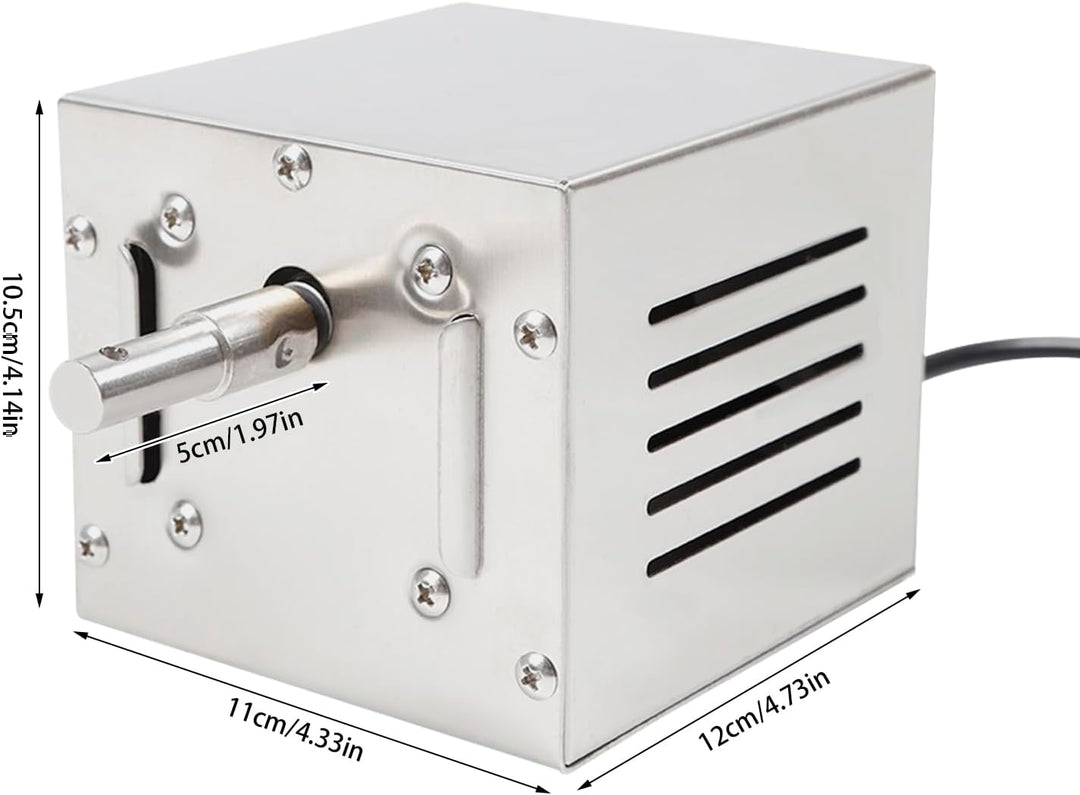 BBQ Rotisserie Motor,Barbecue Grill Motor Grillspiess Rotisserie Röster Spiess Drehspiess Edelstahl