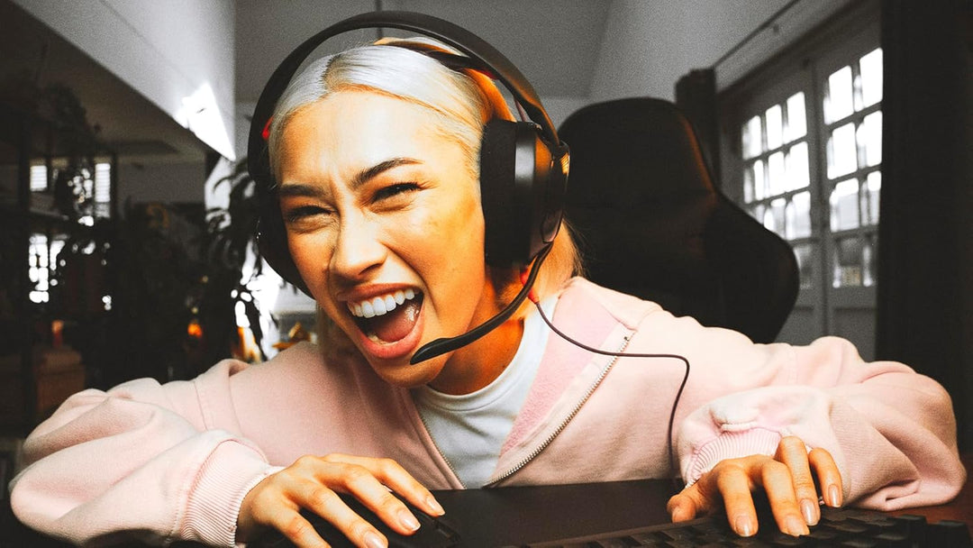 JBL Quantum 250 Kabelgebundene Over-Ear-Gaming-Kopfhörer, JBL Quantum Spatial Sound, Mikrofon mit Ge