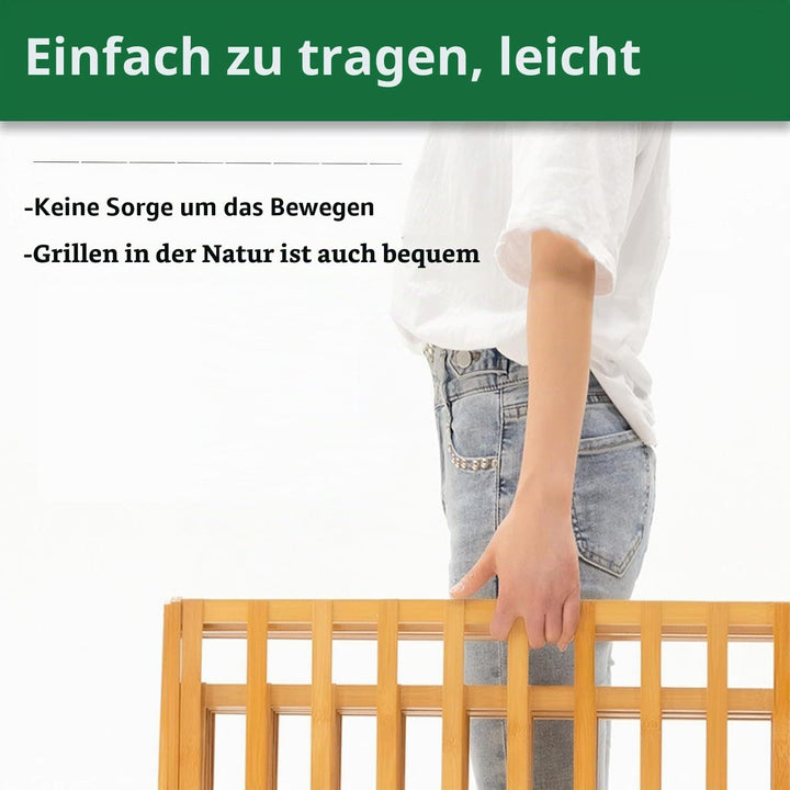 Schuhregal aus Bambus mit 3 Ebenen, tragbar, zusammenklappbar, ohne Installation, kleines Schuhregal