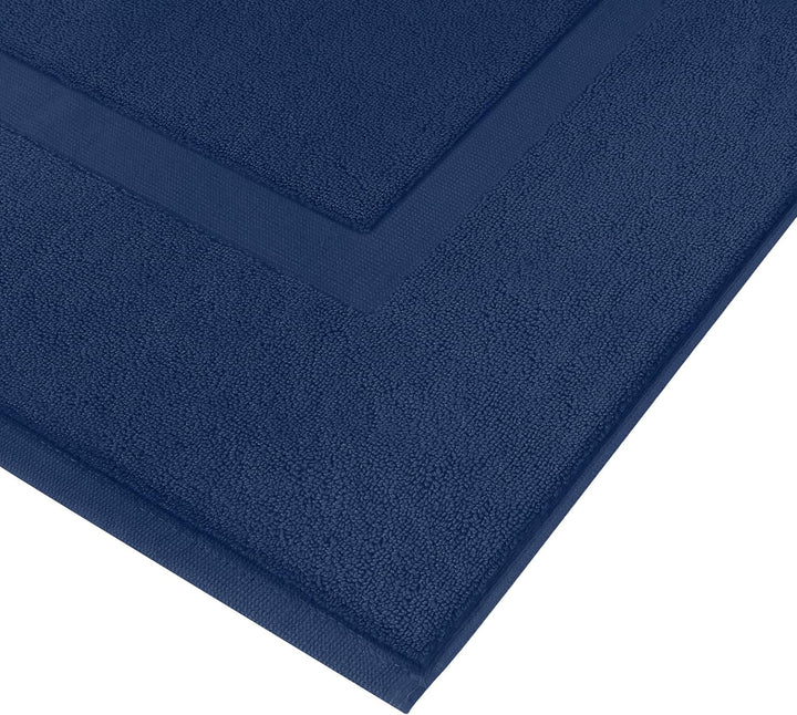 Utopia Towels Badematten mit Baumwollbändern, Marineblau, [kein Badezimmerteppich], 100% ringgesponn